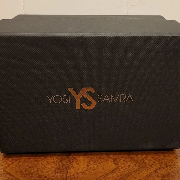 YOSI SAMRA Camellia Foldable Flat Sport Knit Navy / Black sz 7M - Picture 3 of 7